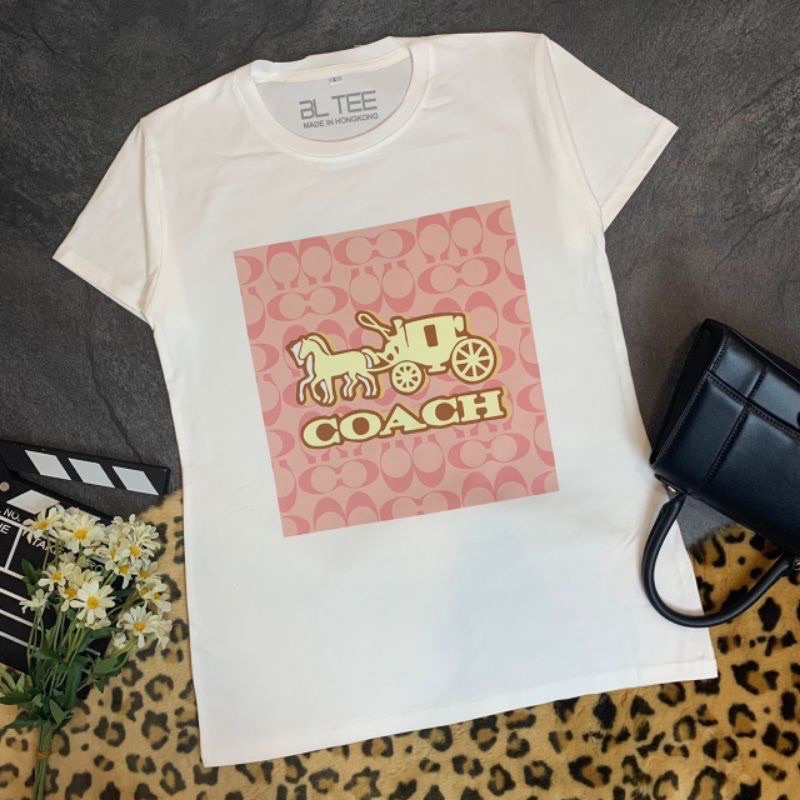 kaos oversize coach baju branded original fulltag