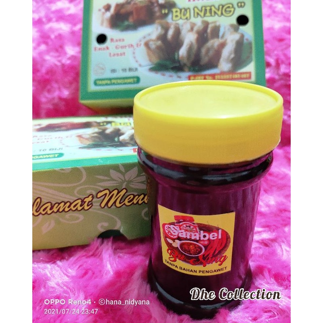 

Sambel Kecap Bu Ning untuk pelengkap Tahu Bakso Bu Ning