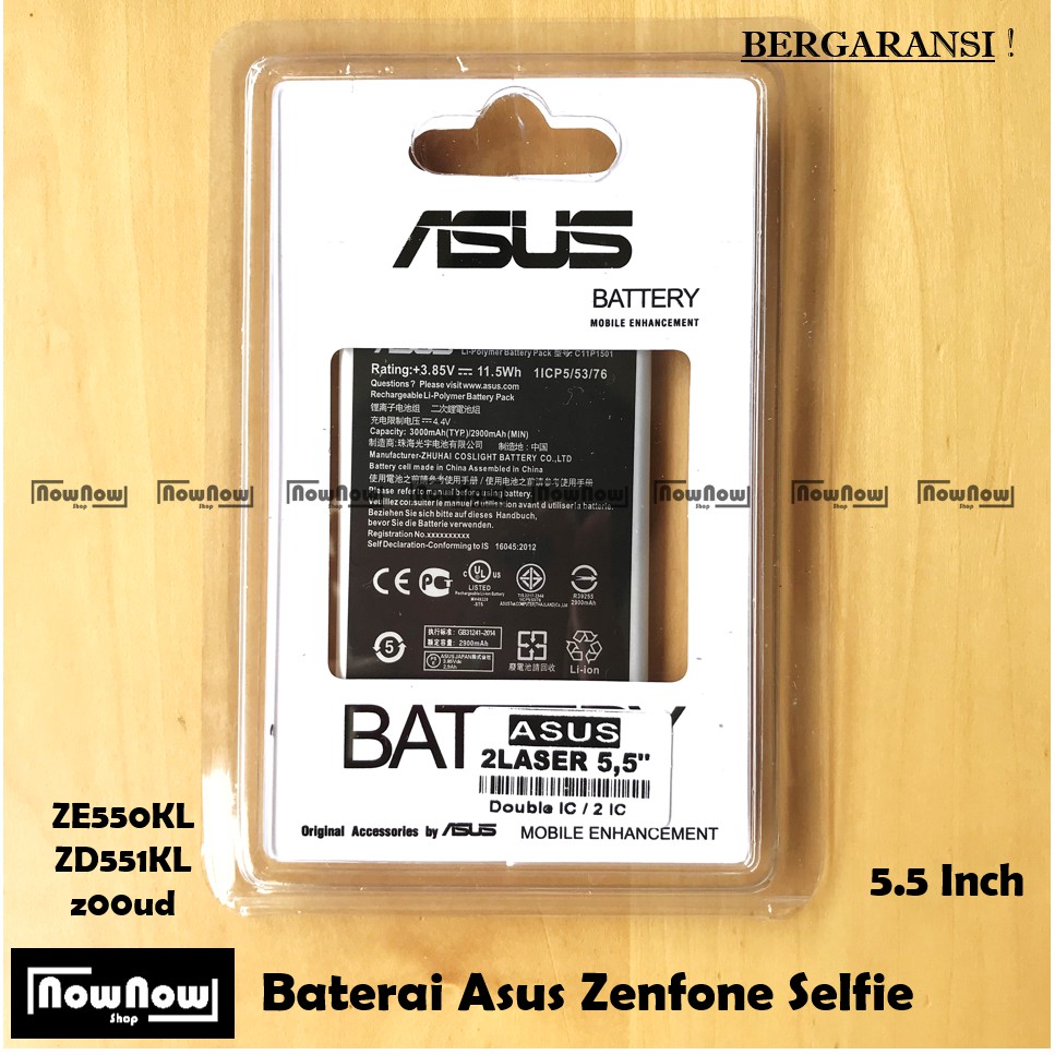 Baterai Asus Zenfone Laser 2 5.5 Inch ZE550KL ZD551KL ZE601KL z00ud