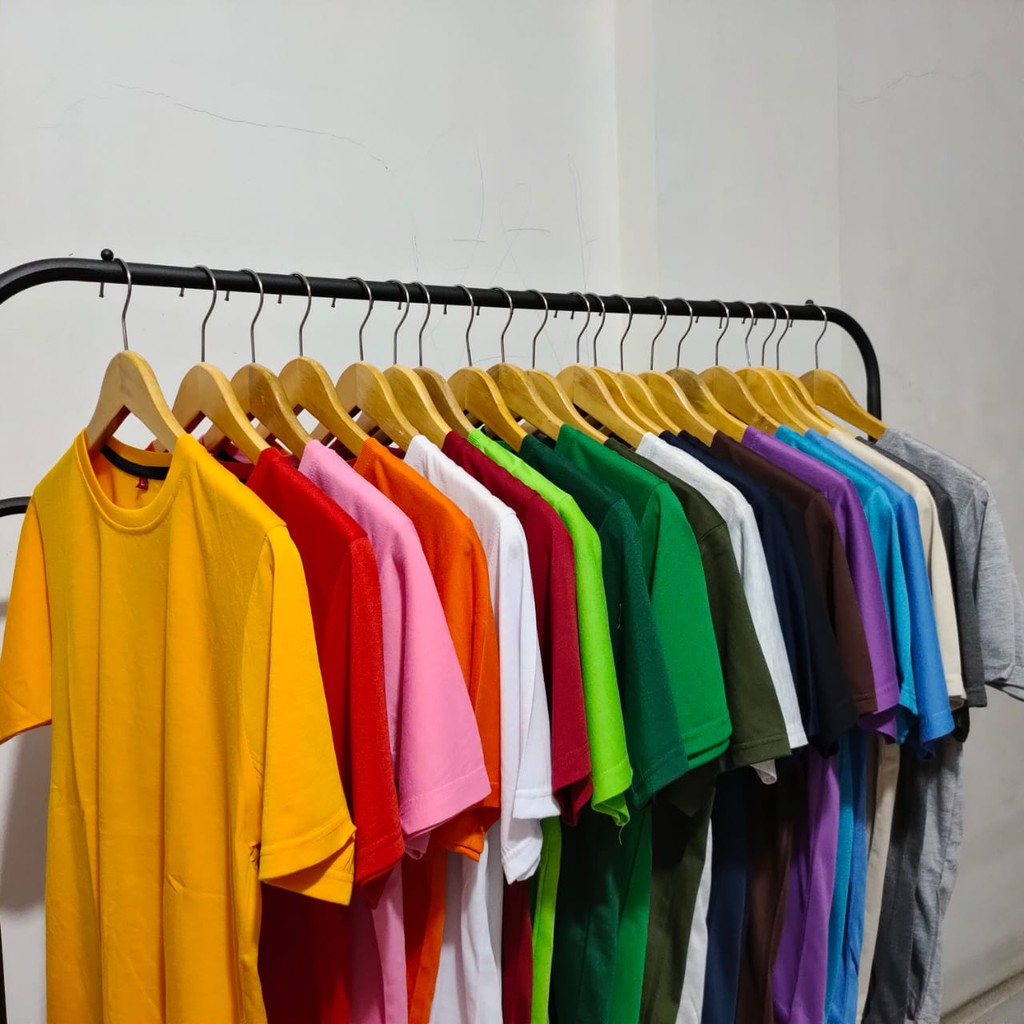 Kaospolos - Kaos polos kerah bulat lengan pendek | atasan baju kaos polos seragam pria dan wanita