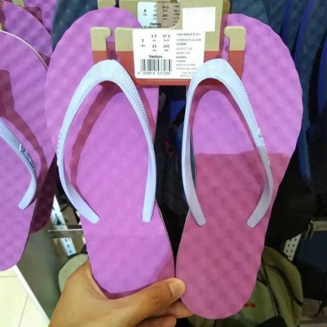 100% Original Sandal Reebok Women High Wave Flip II Violet