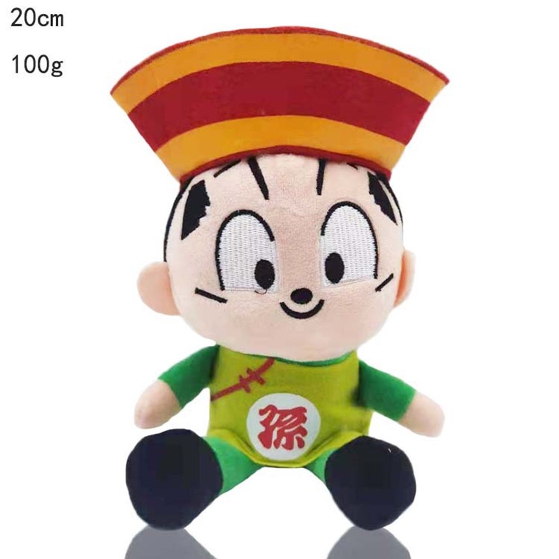 Mainan Boneka Stuffed Plush Dragon Ball Super Saiyan Goku Vegeta Bick Majin Buu Trunks 20CM Untuk Anak