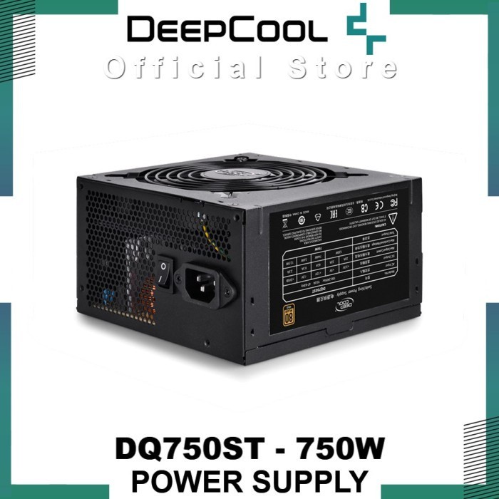 Deepcool Power Supply DQ750ST (Flat Cable) 750W 80 Gold