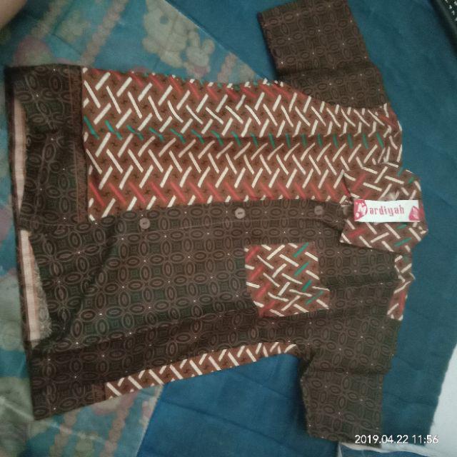 Kemeja Batik Anak , Hem Batik Anak Laki-laki, Kemeja Anak, Batik Anak, Ukuran 0th - Remaja