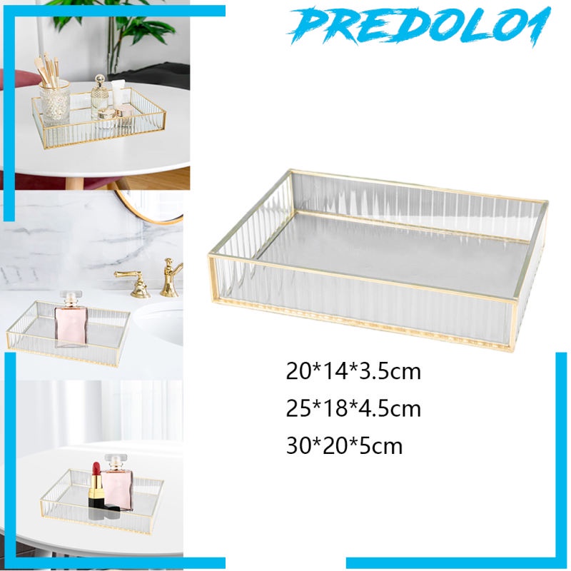 (Predolo1) Nampan Penyimpanan / Organizer Perhiasan / Produk / Peralatan Mandi Untuk Dekorasi Rumah