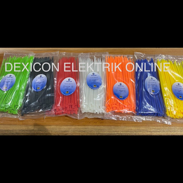 

ORGANIZER-DOCUMENT- KABEL TIES 20CM/SIZE 3.6 X 200 MM/CABLE TIE/KABEL TIE/PENGIKAT PLASTIK - MERAH