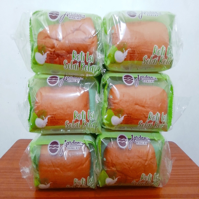 Roti Isi Selai Kelapa Jordan 1 Pak Isi 5 Bks Exp 04-04-25