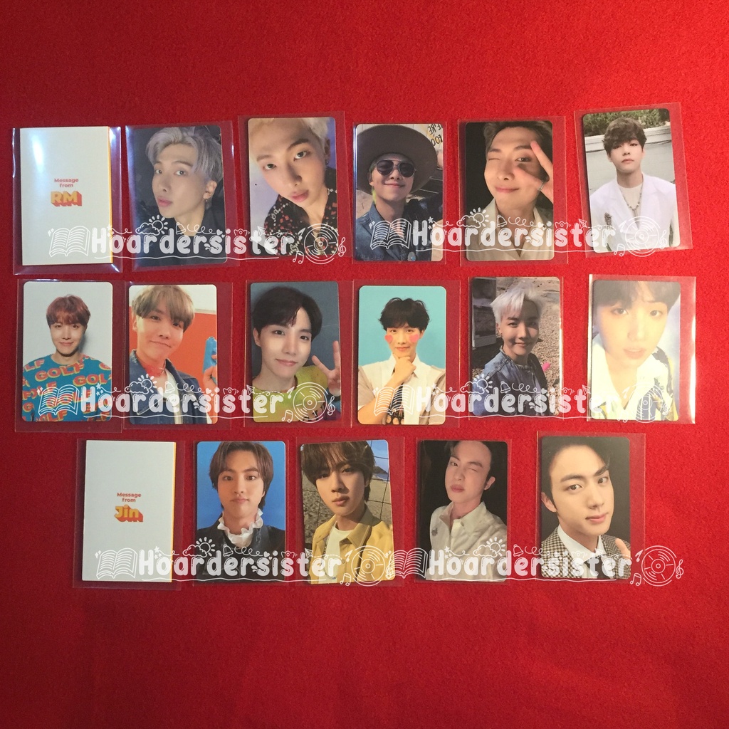 V Taehyung Jhope Hobi Suga Yoongi Jin RM Namjoon M2U Butter Cream Peaches Mots V2 persona Lucky Draw