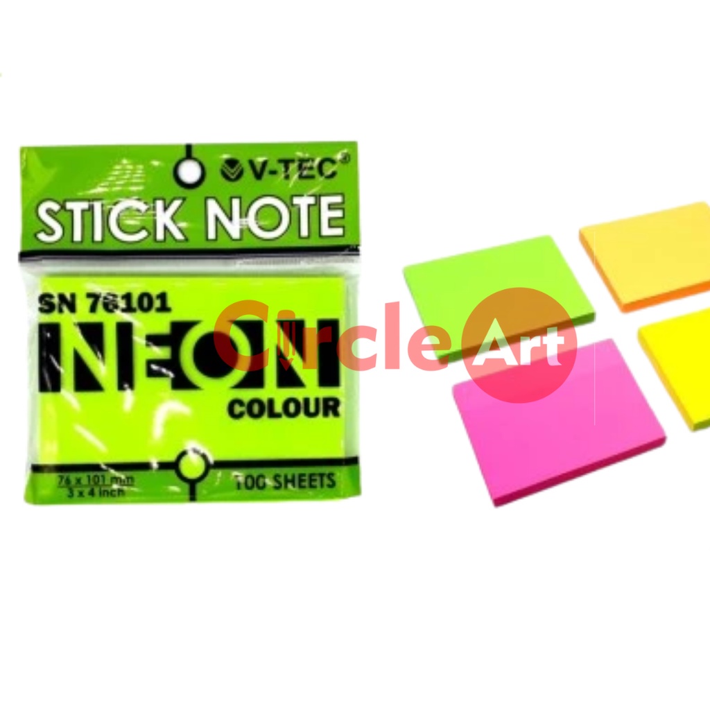 

Stick Note V-TEC SN-76101 (76x101mm) / sticky Note