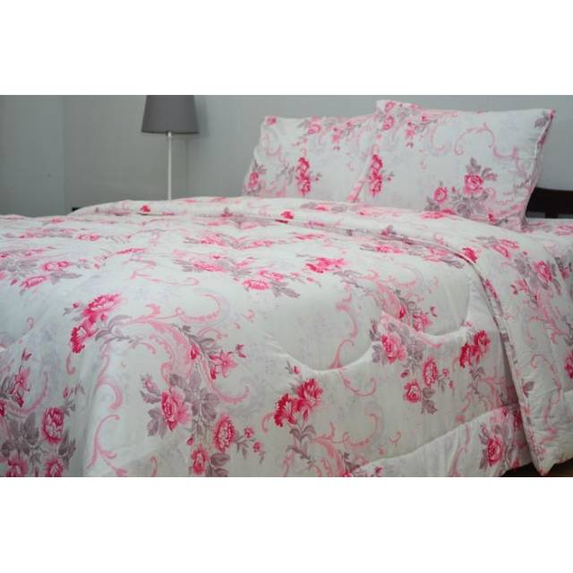 BED COVER MOTIF BUNGA