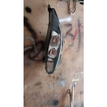 Headlamp Lampu Depan New Ford Fiesta 2014 2015 2016 2017 Black Smoke Original