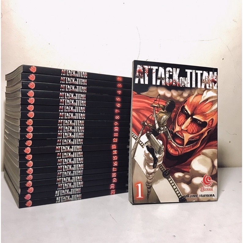 Komik Attack on Titan Vol 1-20