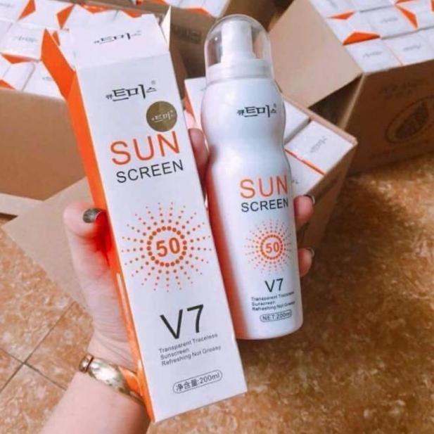 [KODE PRODUK BJHRU9937] (200ML) SUN SCREEN V7 SPRAY / SUNSCREEN SPF 50 ORIGINAL