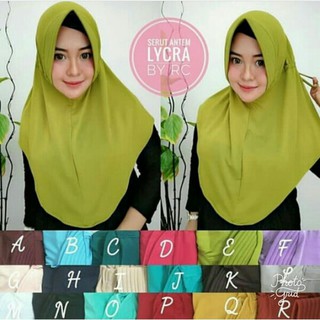 READY STOK Jilbab  instan serut  polos serut  jokowi bisa 