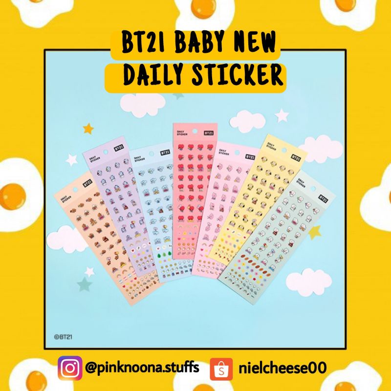 BT21 BABY NEW DAILY STICKER