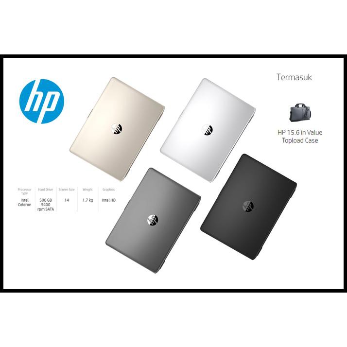 DISKON HP 14-BS DUAL CORE SERIES - DC N3060 - 4GB - 500GB - DVD - 14\