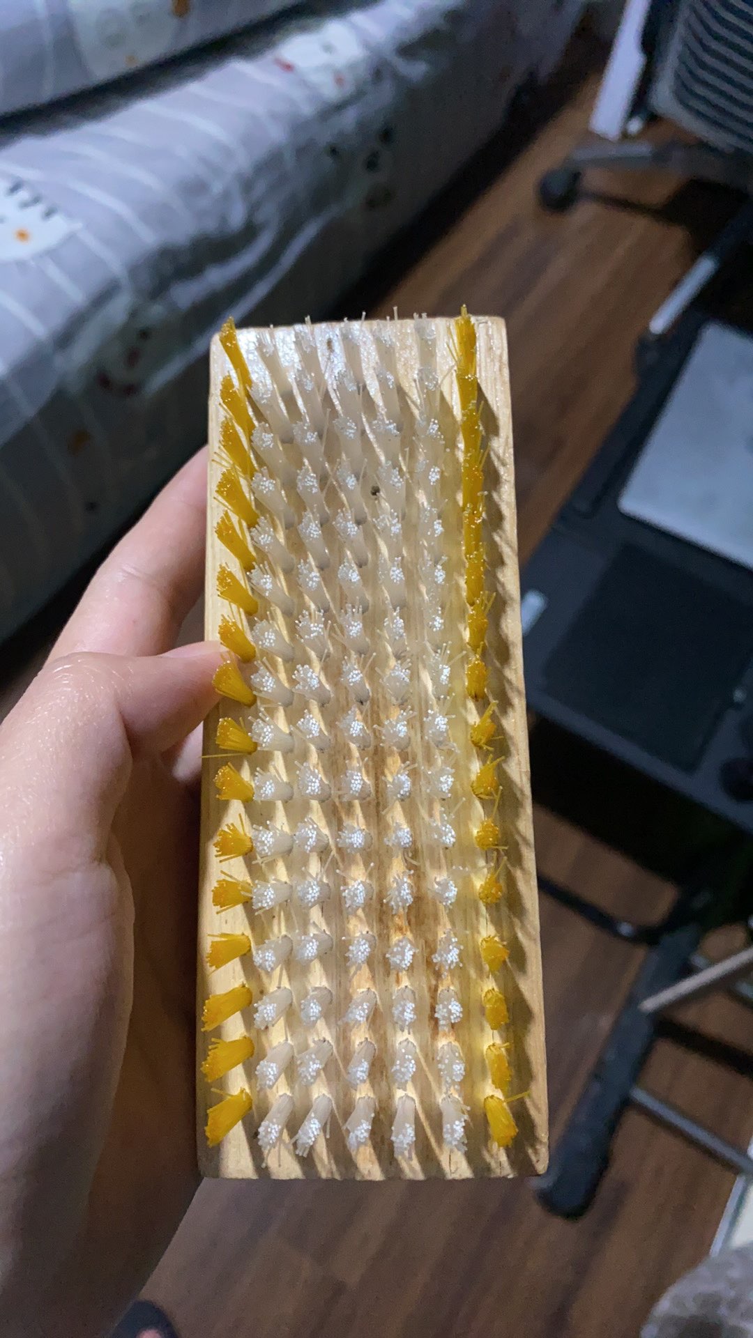 Sikat Kayu Warna Besar 818 Jumbo 14cm - Serbaguna Cuci Baju Karpet Lantai Motor Mobil Dll