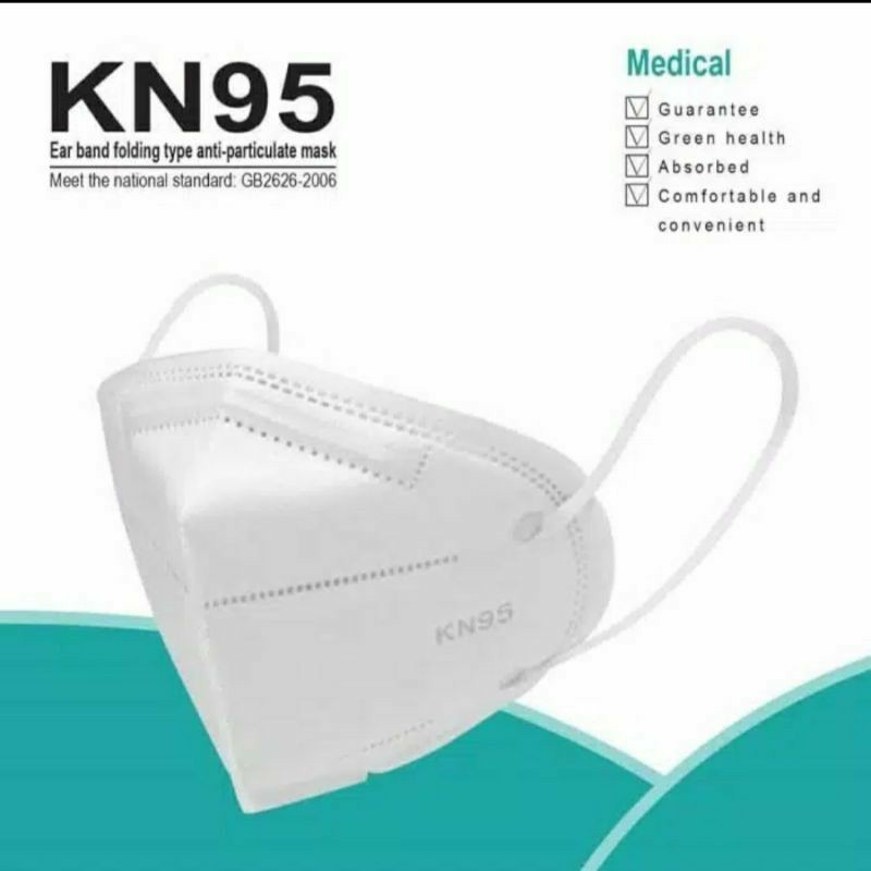 Masker KN95 KN 95 Medis Disposable Surgical Mask Earloop / Face Mask KN95 Ijin DEPKES RI CE & FFP2