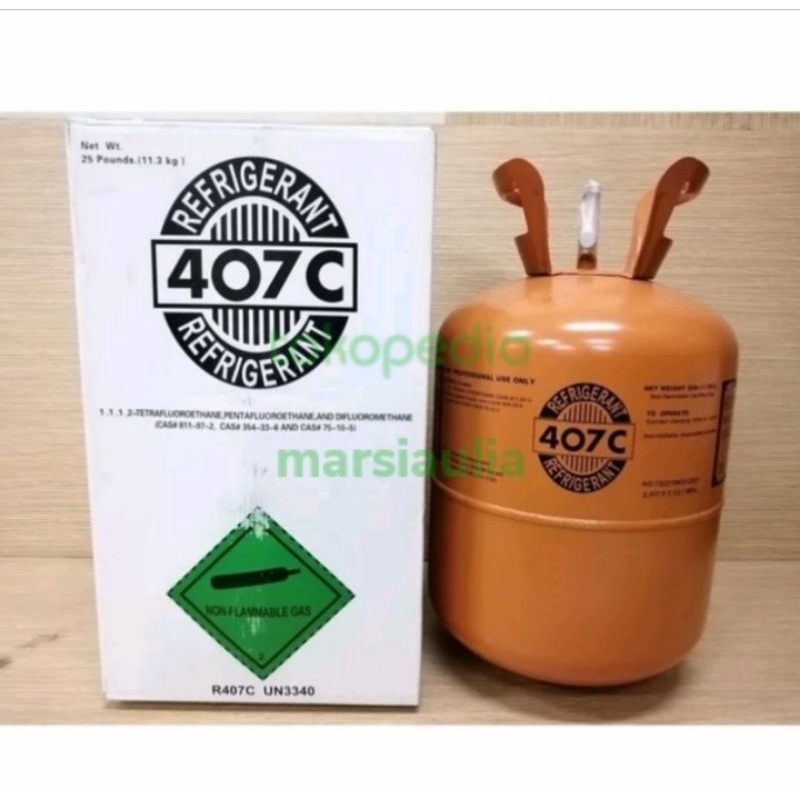 refrigerant r407 11.3kg segel per can 407c r407c