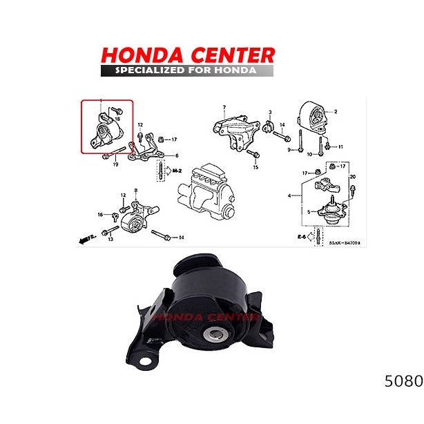 engine mounting kanan stream 2002 2003 2004 2005 2006 1700cc civic vti 2001 2002 2003 2004 2005