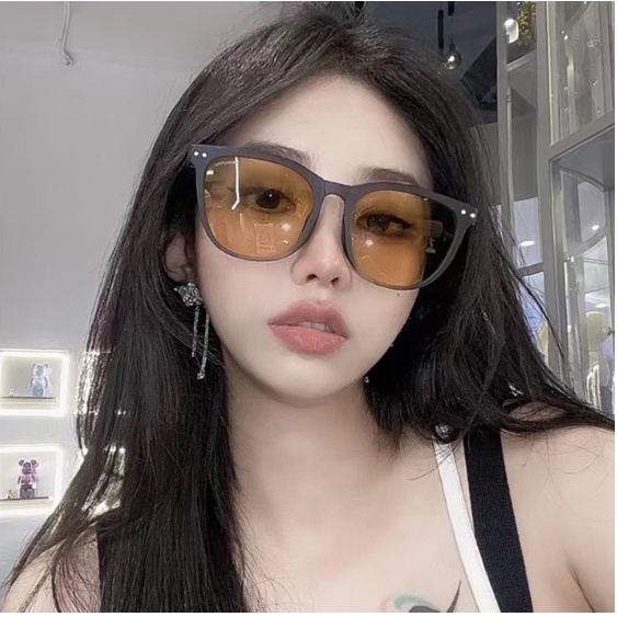 Kacamata Hitam Terbaru bisa di LIPAT Sunglasses Anti-UV Wanita Pria Import Kacamata Fashion