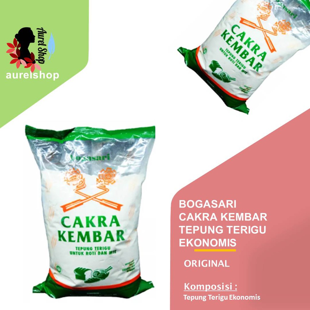 

CAKRA KEMBAR Tepung Terigu Ekonomis kemasan 1 kg