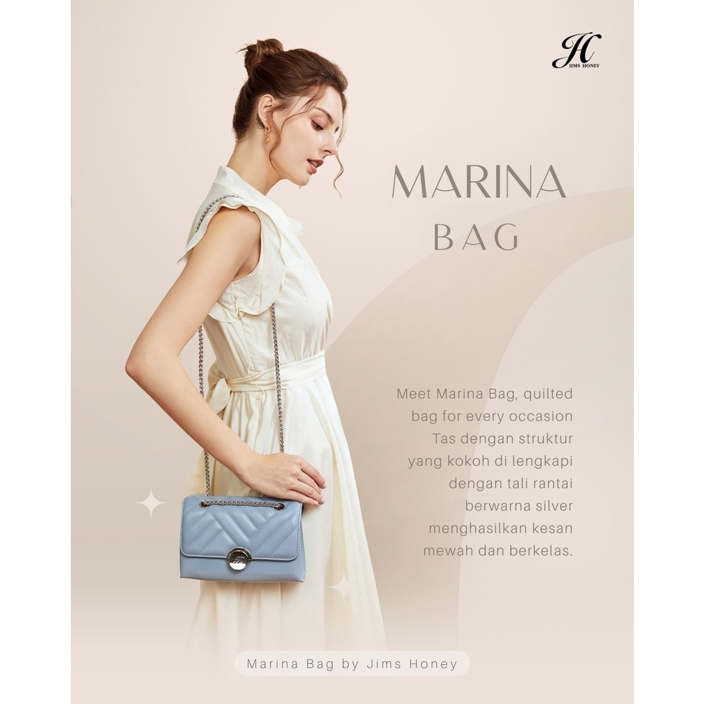 JIMS HONEY TAS SELEMPANG WANITA MARINA BAG (FREE EXCLUSIVE BOX)