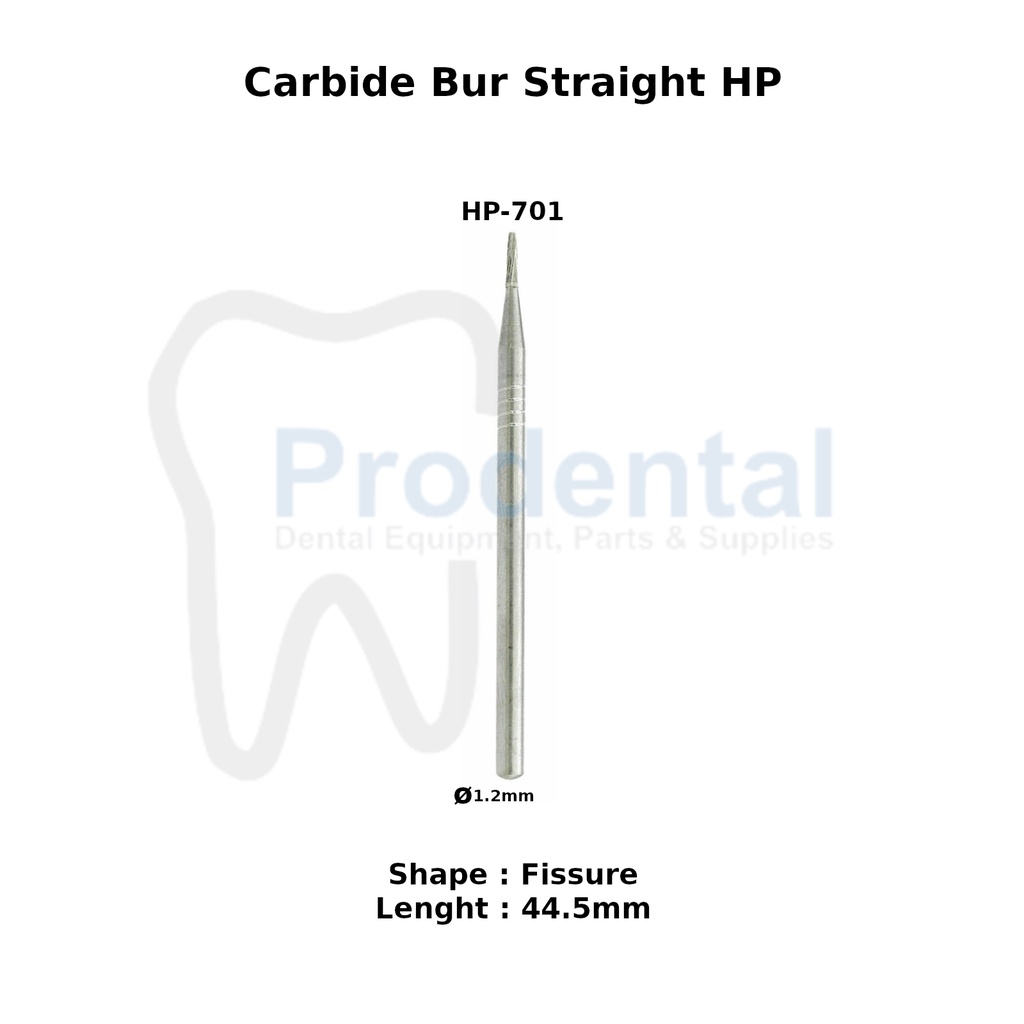 Dental surgical HP-701 bur tulang carbide tungsten fissure bur gigi odontek seperti SS White