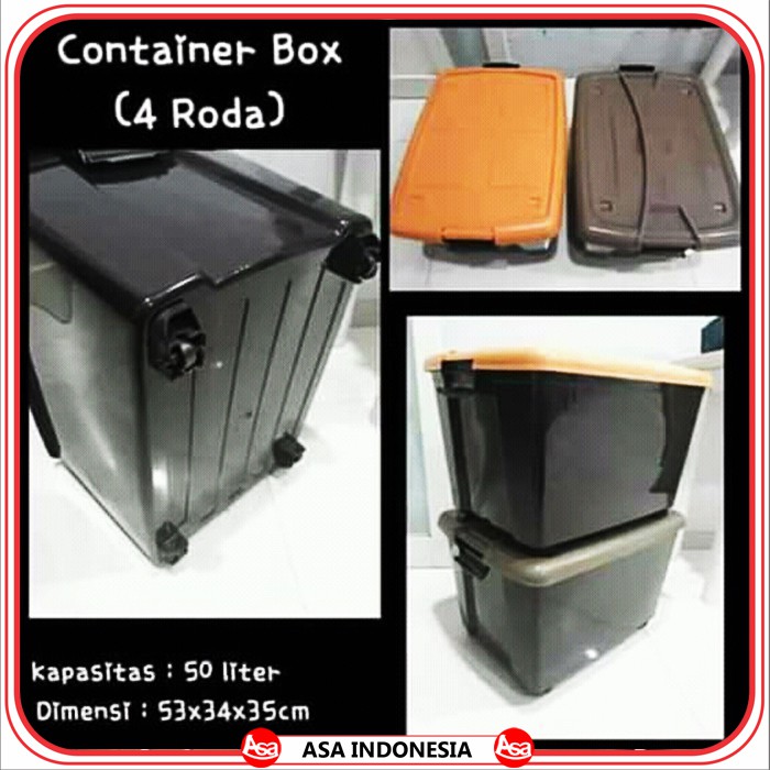 Flash Sale Box Container 50liter Model Baru Ada Rodanya (tsc50) - Asaindonesia.co.id b1jKDDtrJe8KB