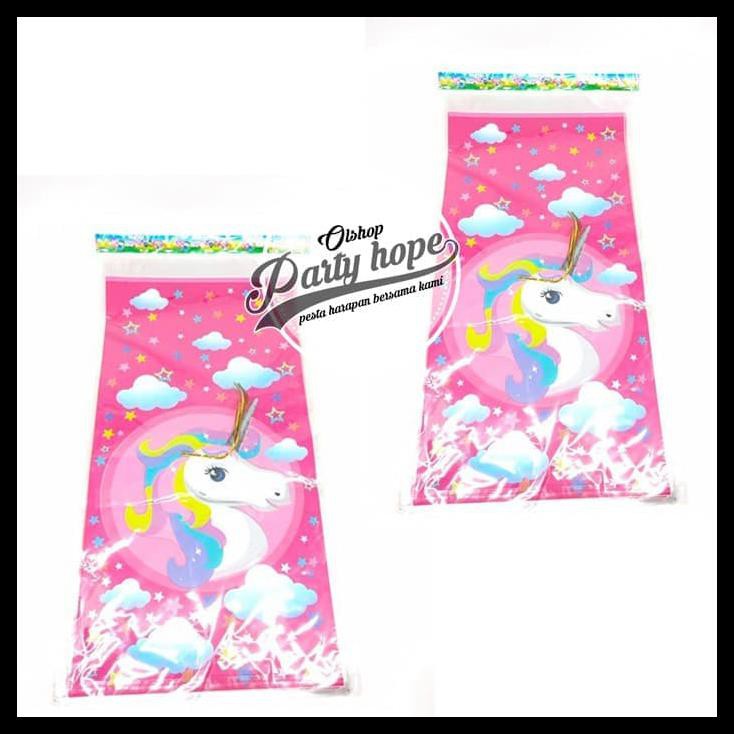 

Baru Plastik Snack Unicorn Pink / Souvenir Ultah Plastik Bingkisan Kado