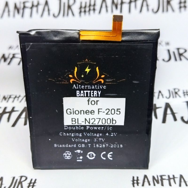 BATRE BATREI PERSAMAAN FOR GIONEE F-205 F205 BATRAI BATERAI BL-N2700B ALTERNATIF MODIF BATTERY