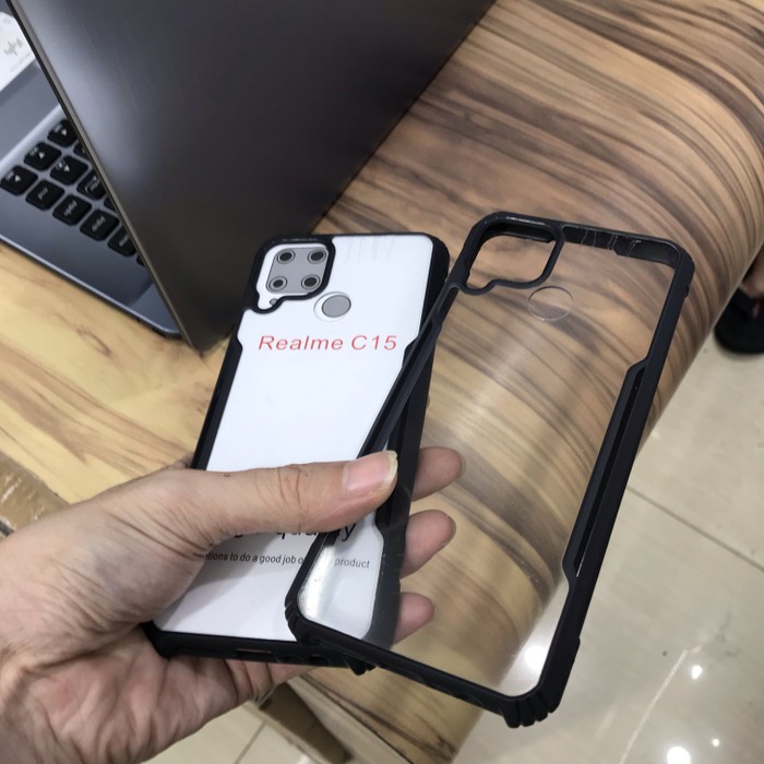 SOFT CASE ANTI FALL AIRBAG SPIGEN FUSION FOR REALME C15