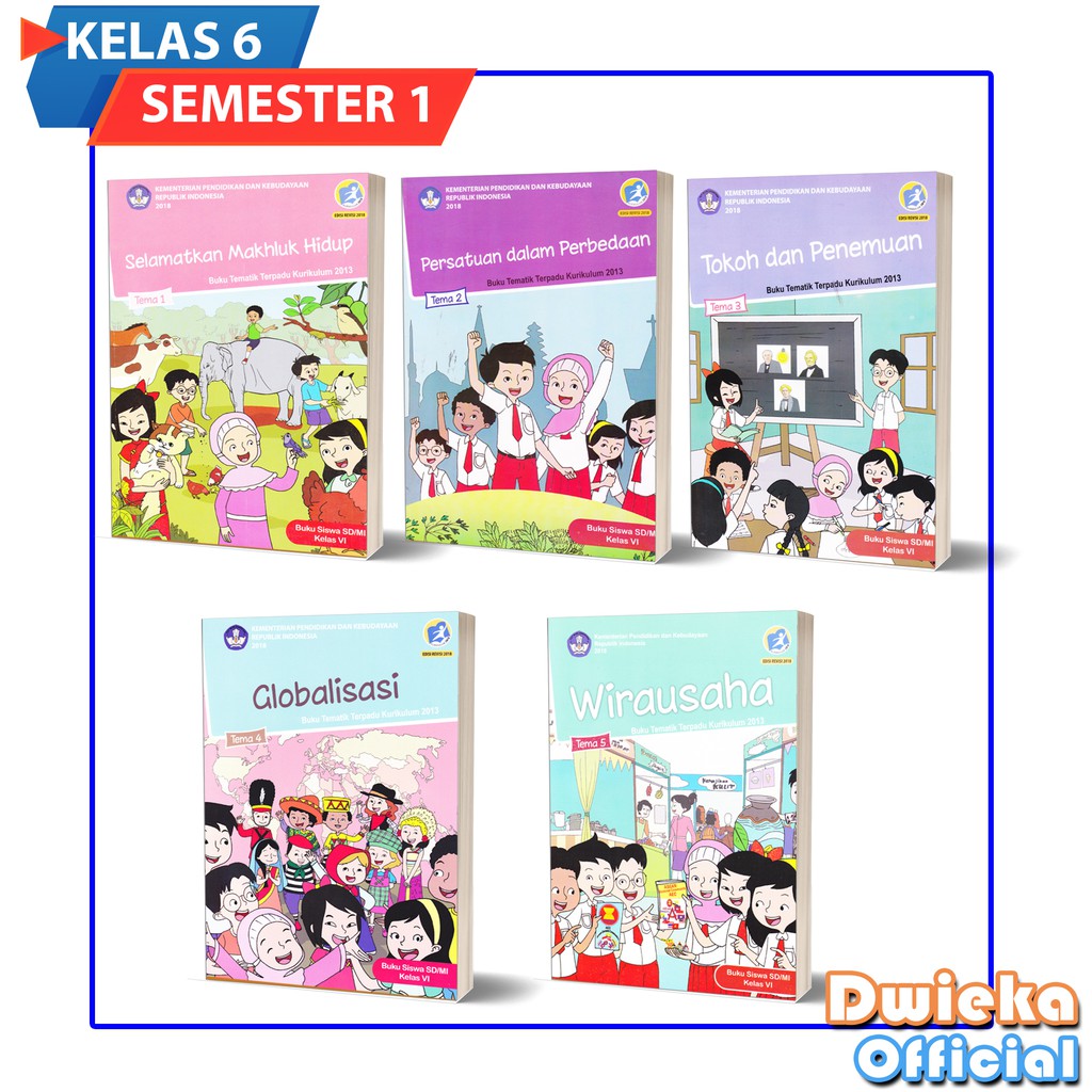 Jual Paket Buku Tematik Sd Kelas Semester Tema