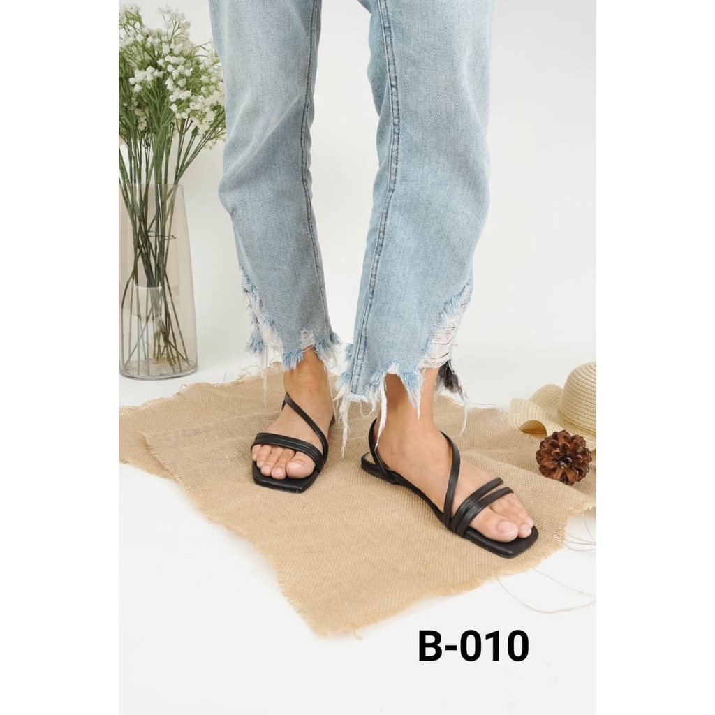 GIANI LOFFEL Sepatu Flat Slingback Straps Shoes #B-010# Original