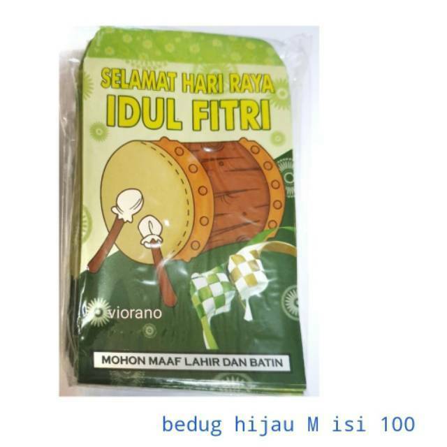 GROSIR AMLOP LEBARAN isi 100pcs ANGPAU THR  AMPLOP KARAKTER LEBARAN UKURAN SEDANG M 8x15cm