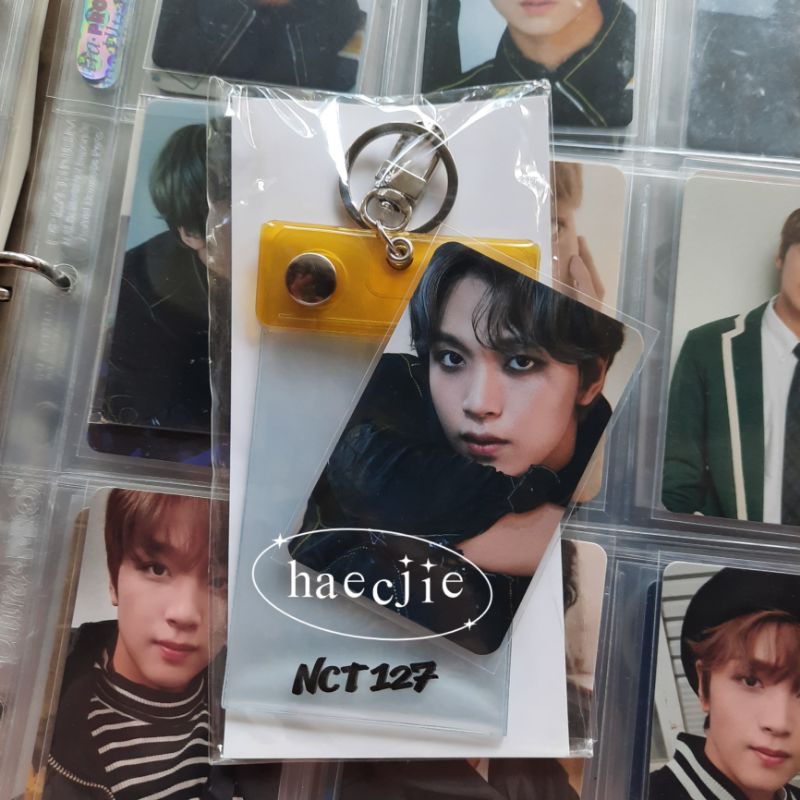 [FULLSET] Official Photocard NCT 127 Haechan Keyring B Superhuman Merchandise MD Suhum pc