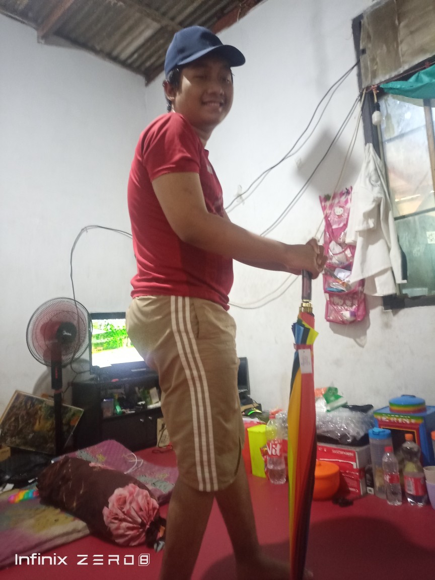 [ Polos Eceran ] Payung Golf Besar Jumbo Pelangi Rainbow 16 Jari Kuat Kokoh Payung Jualan Dan Foto