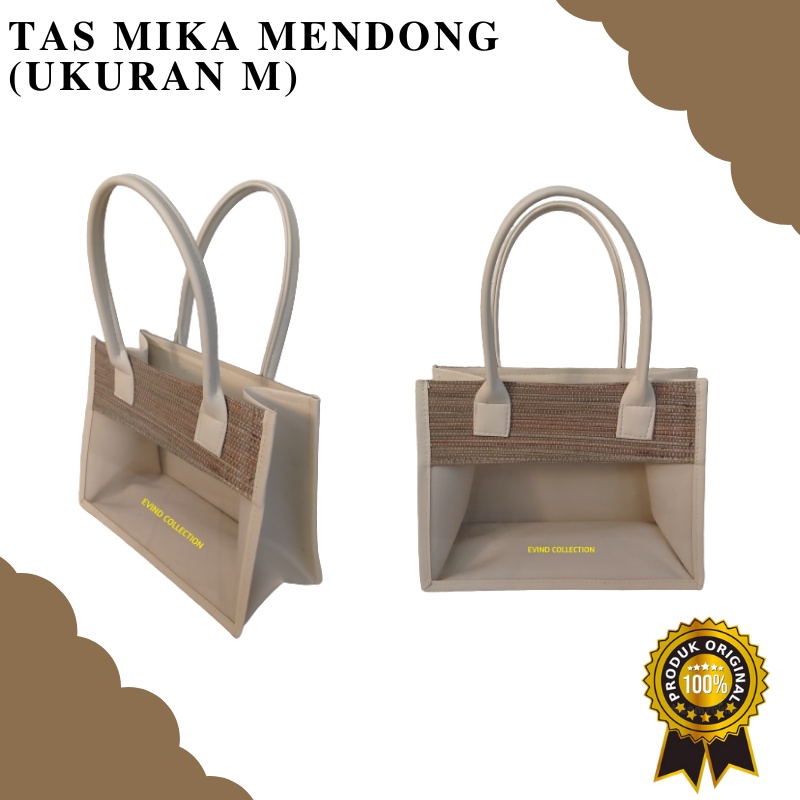 Tas Mika Hampers (Ukuran M) Keranjang Parcel Anyaman Mendong