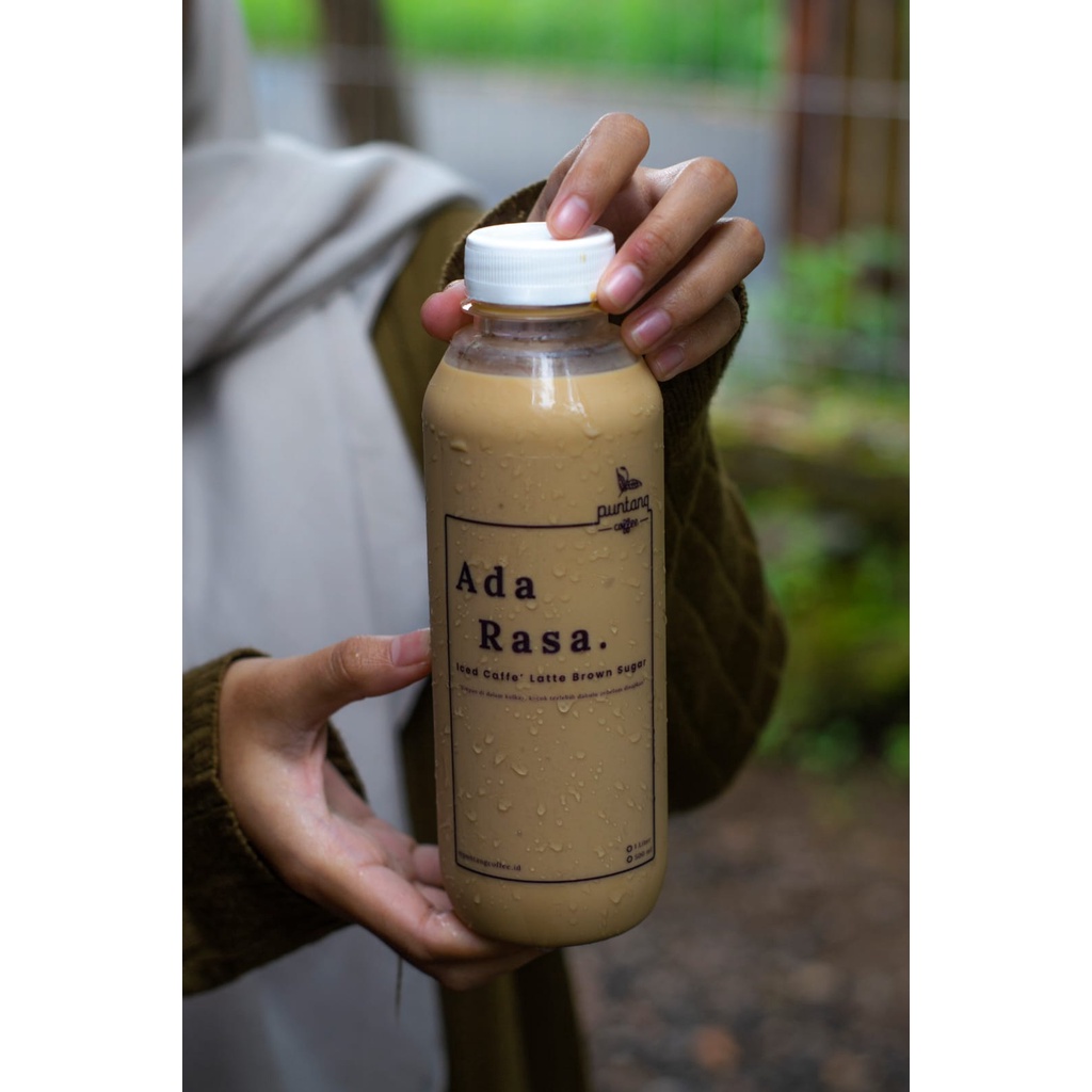 

Es Kopi Susu botol literan Puntang Coffee non SKM