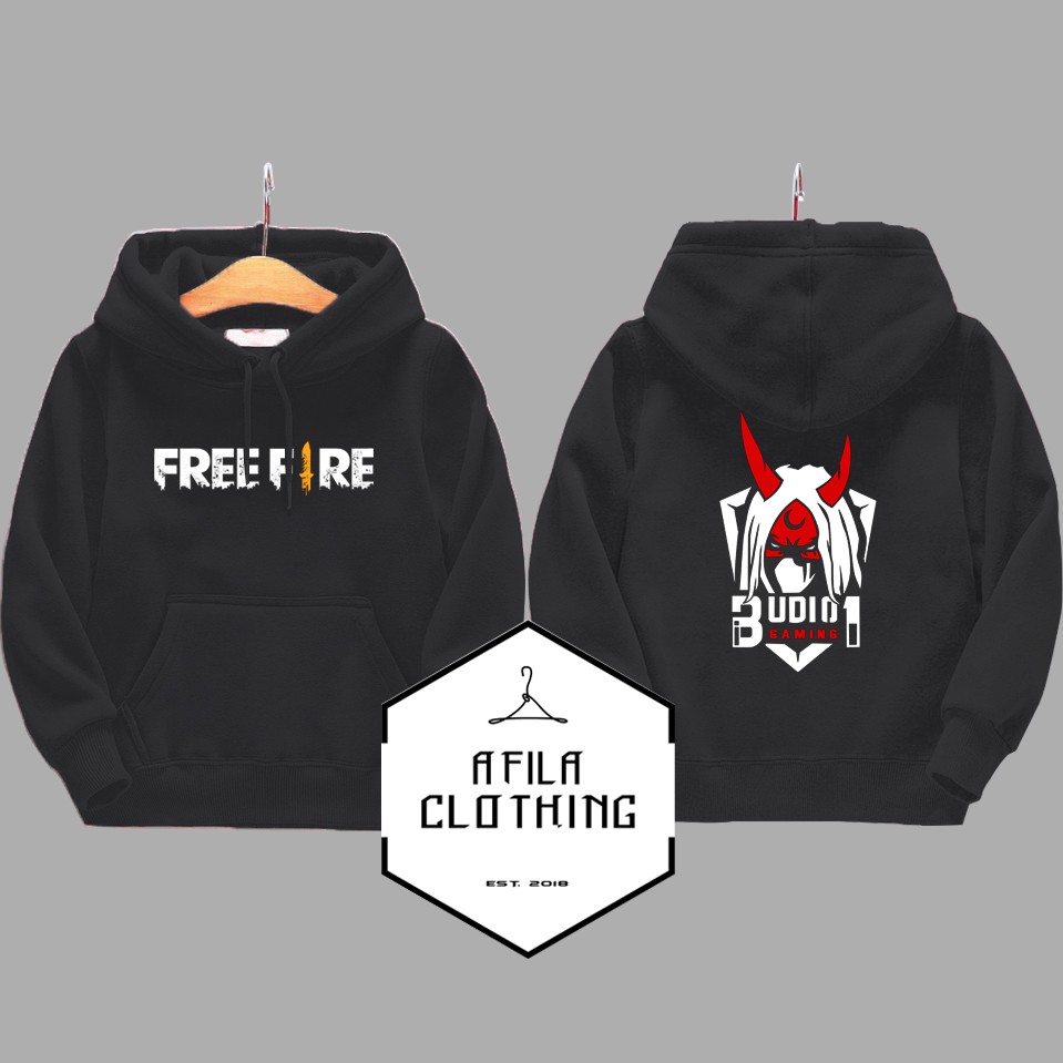 JAKET ANAK SWEATER HOODIE ANAK FREEFIRE BUDI 01 GAMING AFILA CLOTHING Shopee Indonesia