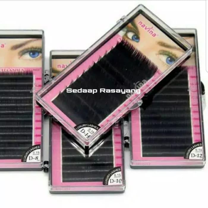 Navina Eyelash Extension Bulu Mata Tanam Bulu Mata Palsu 3D 6D 0.15D