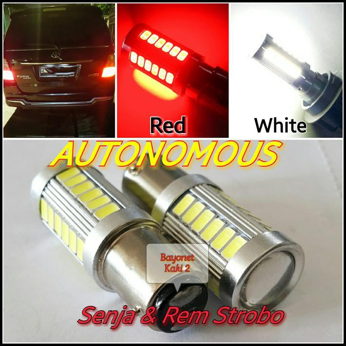 Lampu Senja Rem Led Strobo Mobil Motor 1157 Bayonet Kaki 2
