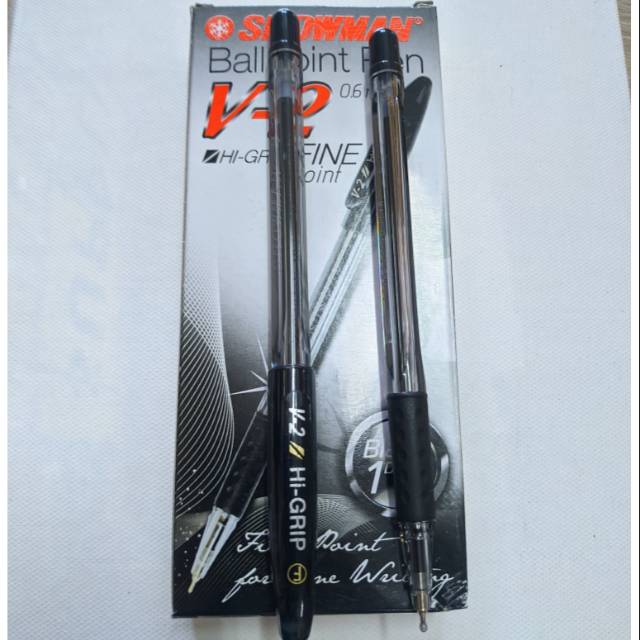 

Ballpoint / Bolpen Snowman V2 Hitam 1 Pack (12pcs)