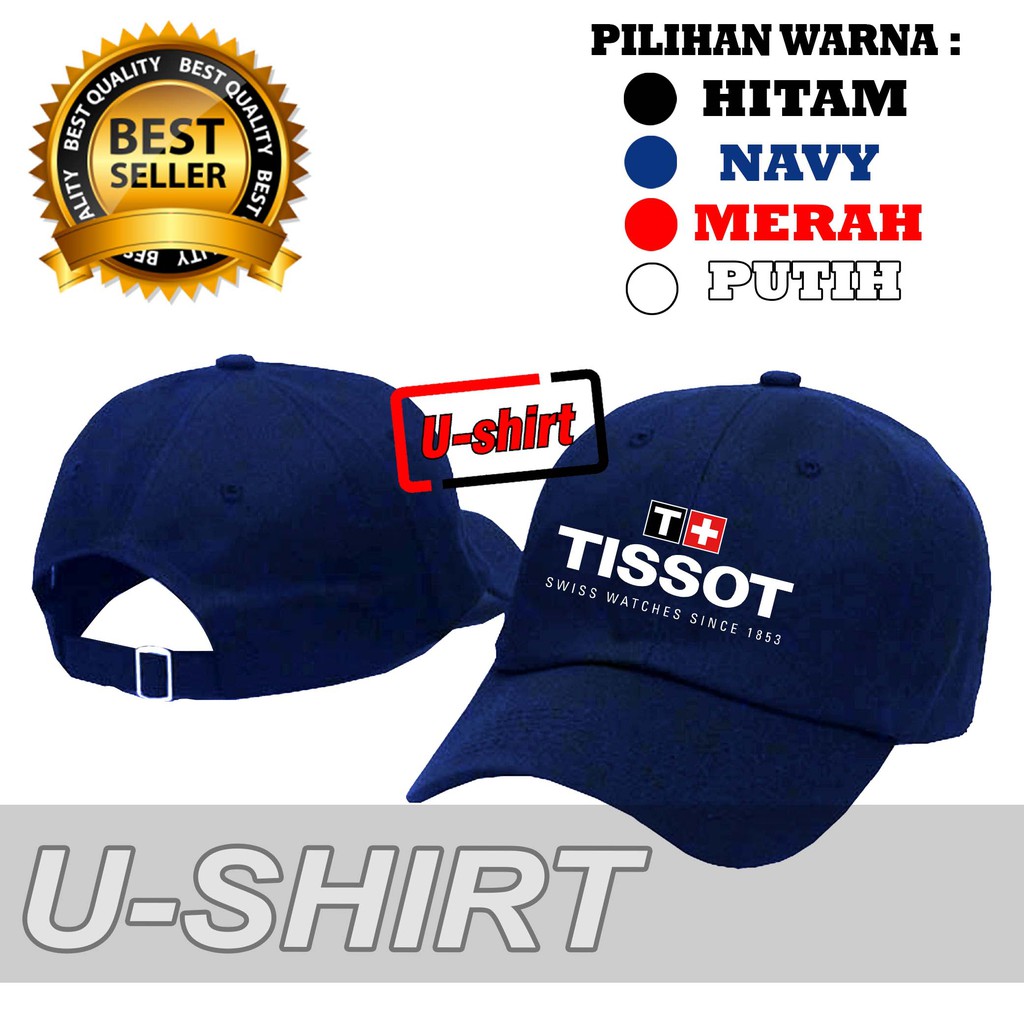 BERKUALITAS  TOPI BASEBALL TISSOT MURAH TERBARU PRIA&WANITA DISTRO U-SHIRT