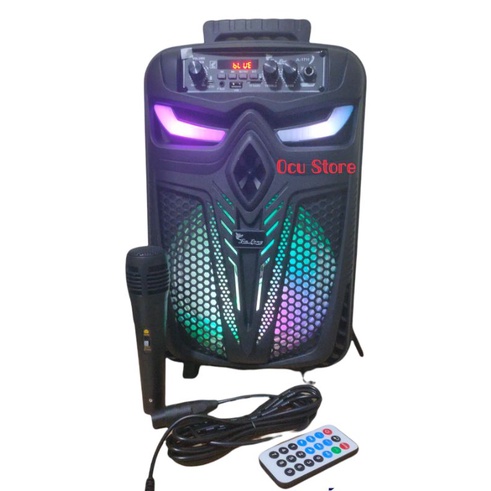 SPEAKER BLUETOOTH KARAOKE JIN LONG JL-1711 BONUS MIKROFON KARAOKE SUPER BASS