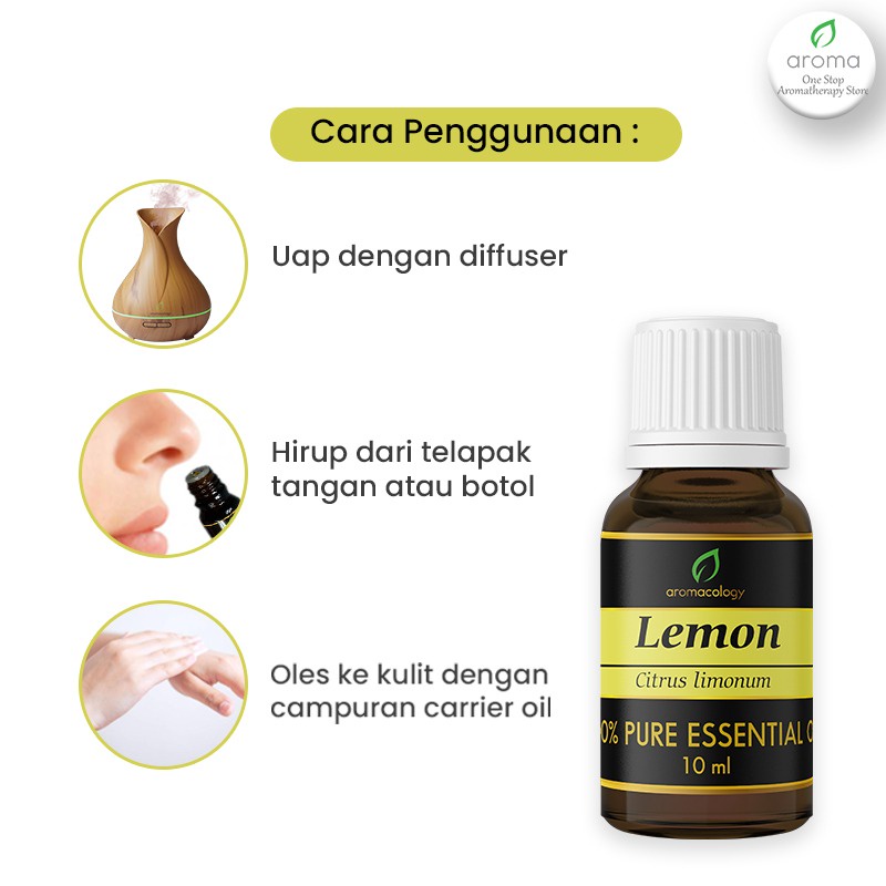 Essential Oil Aromatherapy Aromacology - Lemon10ml