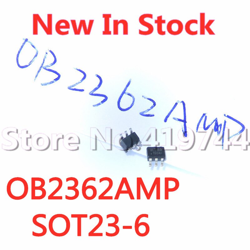 10pcs/lot Kualitas100% OB2362AMP OB2362 SOT23-6Sablon362) SMD switching power supply ch In Stock Baru Original