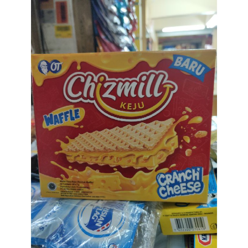 

Waffle Chizmill Keju 1 kotak