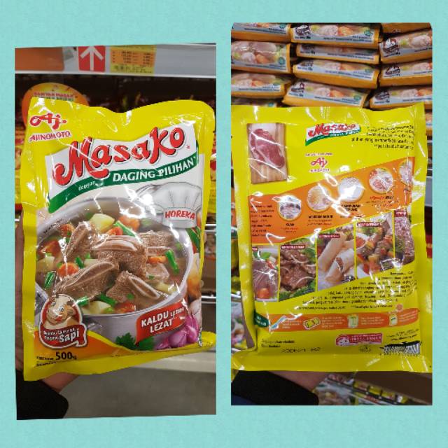 

masako bumbu ekstra rasa daging sapi 500g/masako dengan daging pilihan