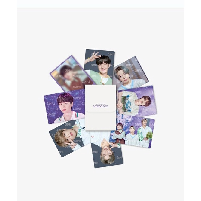 READY STOCK OFFICIAL BTS SOWOOZOO MERCH MINI PHOTOCARD